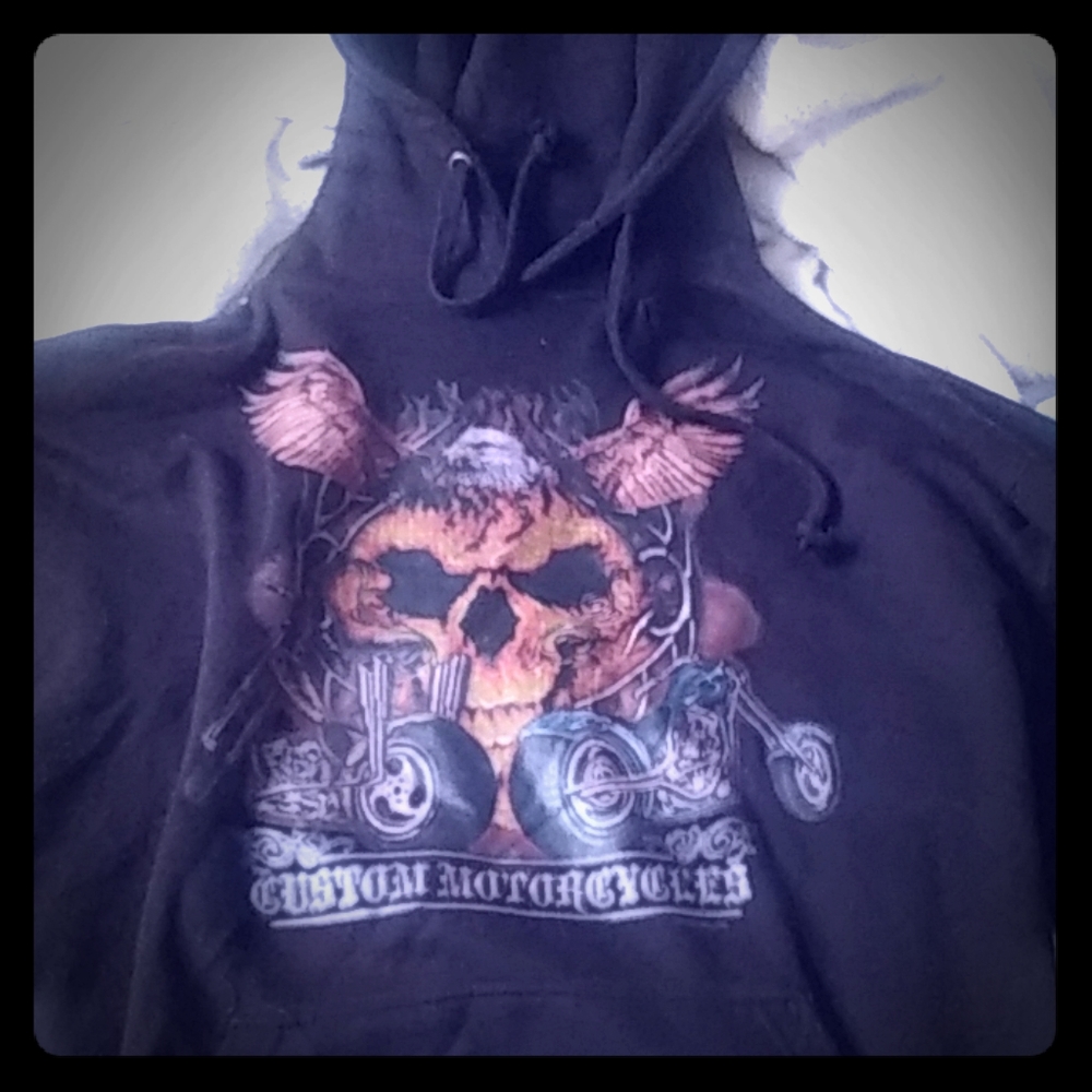 Custom motorcycle hoodie